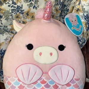 BNWT 14” Makena the Mermaid-Unicorn Squishmallow